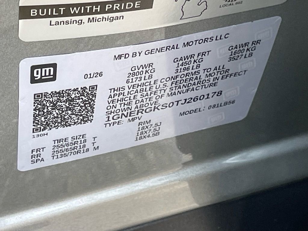 2026 Chevrolet Traverse LT