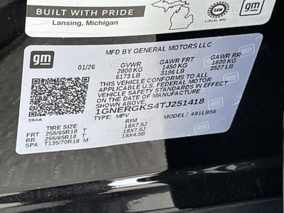 2026 Chevrolet Traverse LT