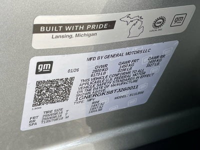 2026 Chevrolet Traverse LT