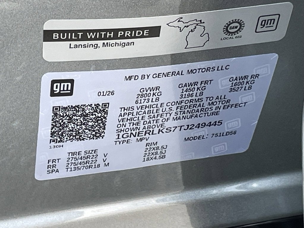 2026 Chevrolet Traverse RS