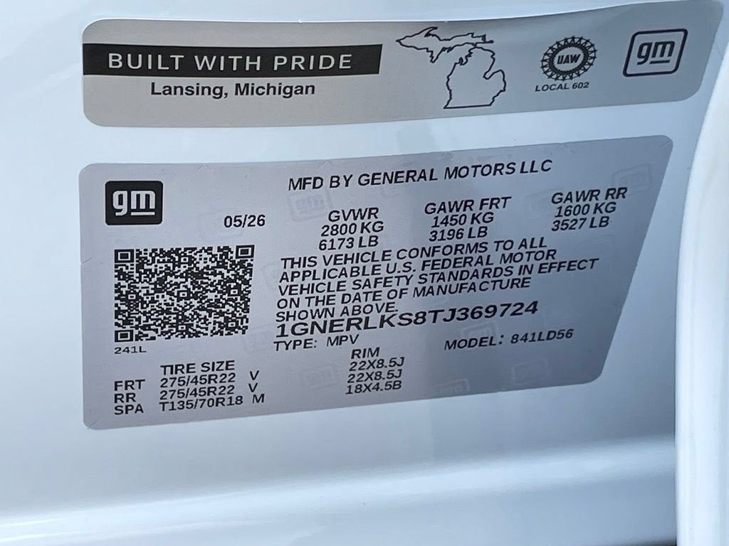 2026 Chevrolet Traverse RS