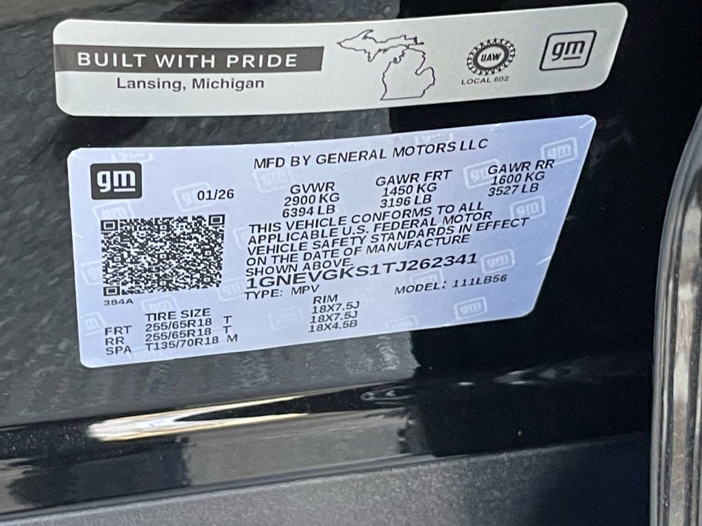 2026 Chevrolet Traverse LT