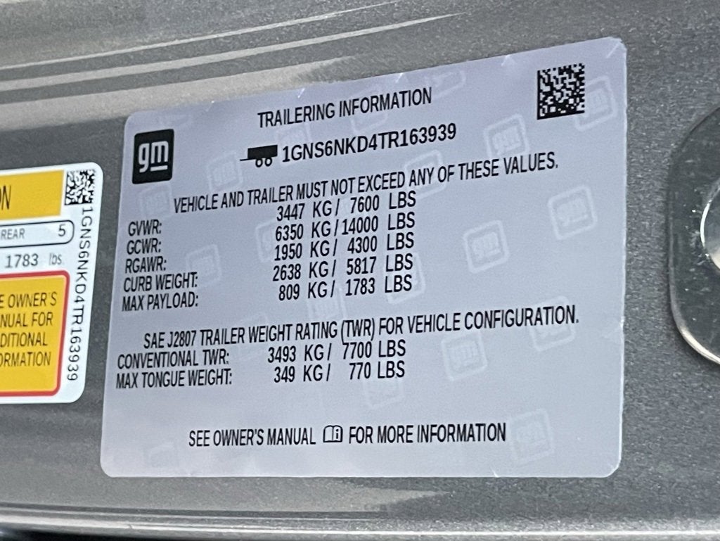 2026 Chevrolet Tahoe LT