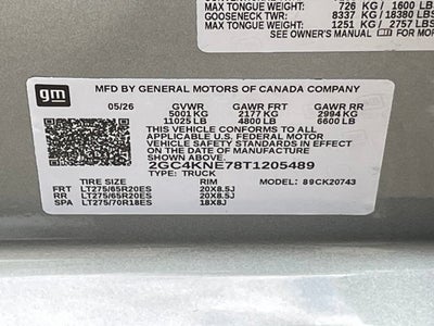 2026 Chevrolet Silverado 2500 HD LT