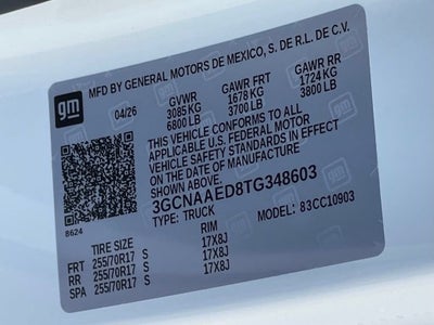 2026 Chevrolet Silverado 1500 WT