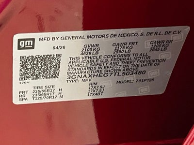 2026 Chevrolet Equinox LT