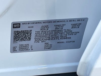 2026 Chevrolet Equinox LT