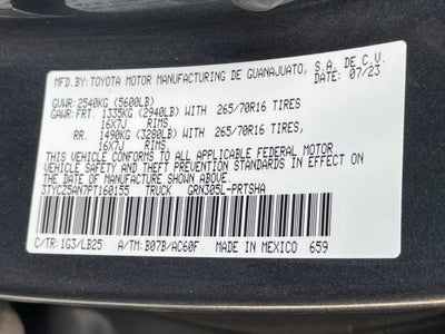 2023 Toyota Tacoma 4WD SR