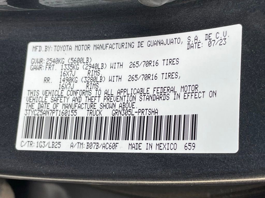 2023 Toyota Tacoma 4WD SR