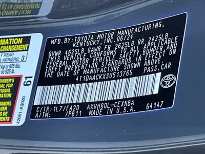2025 Toyota Camry LE