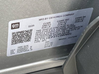 2026 Chevrolet Trax LT