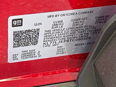 2026 Chevrolet Trax 2RS