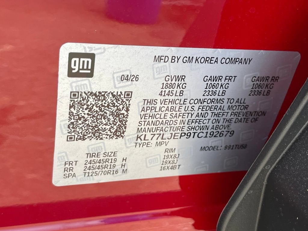 2026 Chevrolet Trax 2RS