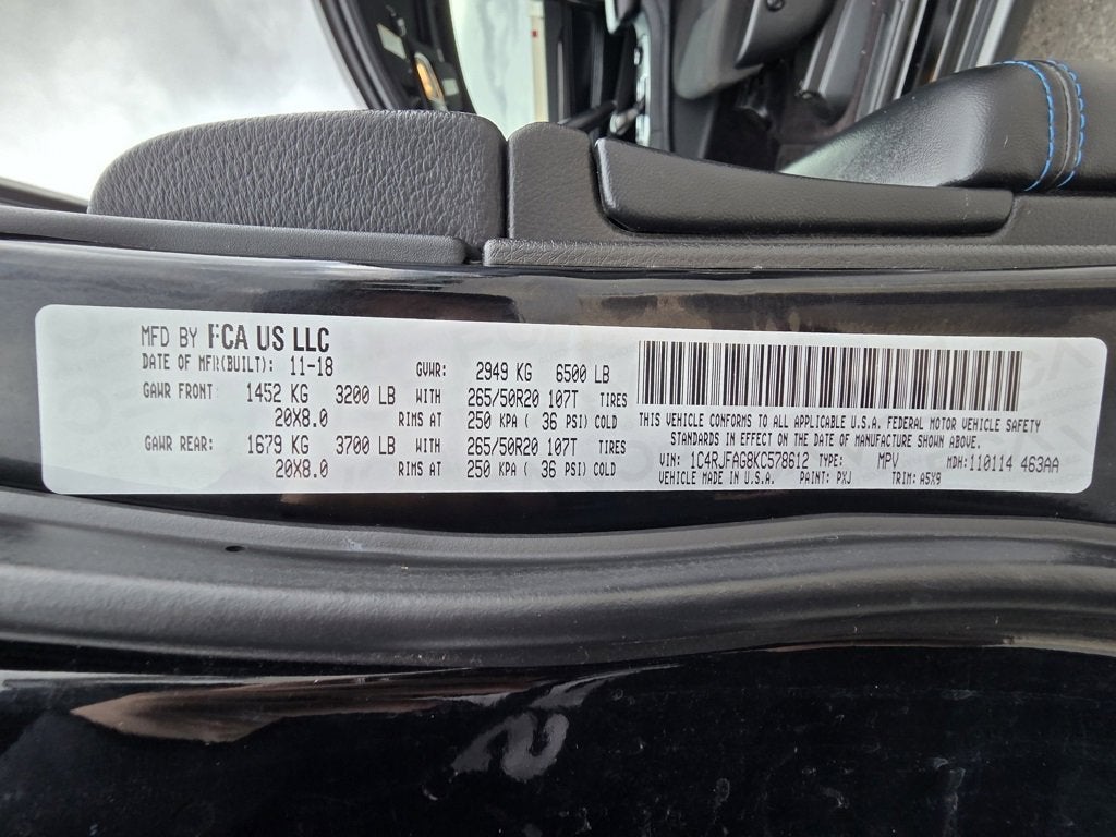 2019 Jeep Grand Cherokee Upland