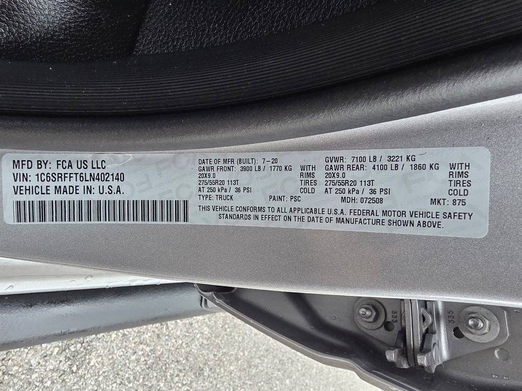 2020 RAM 1500 Big Horn