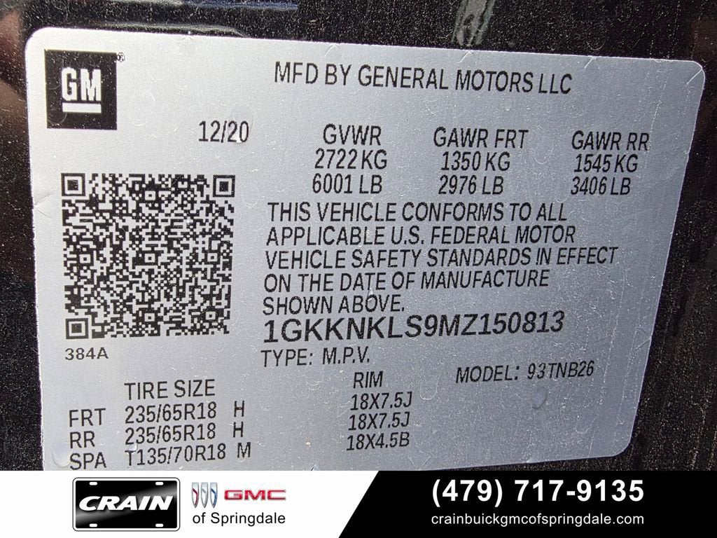 2021 GMC Acadia SLE