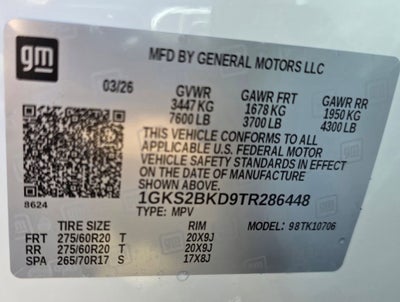 2026 GMC Yukon Elevation