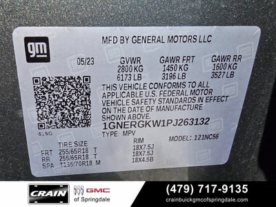 2023 Chevrolet Traverse LT Cloth