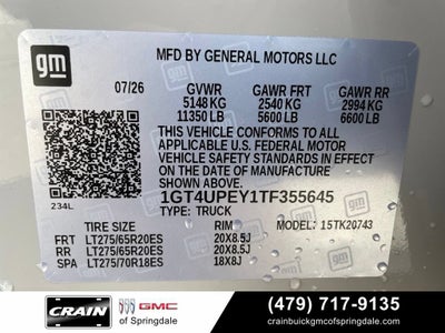 2026 GMC Sierra 2500 HD AT4