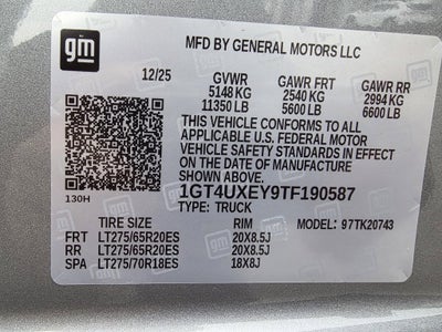 2026 GMC Sierra 2500 HD Denali Ultimate