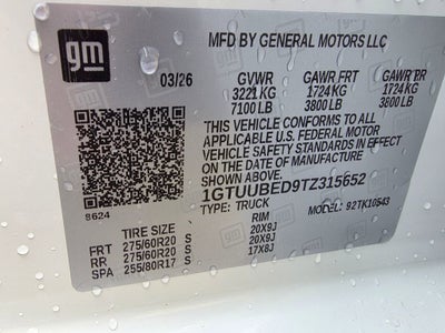 2026 GMC Sierra 1500 SLE