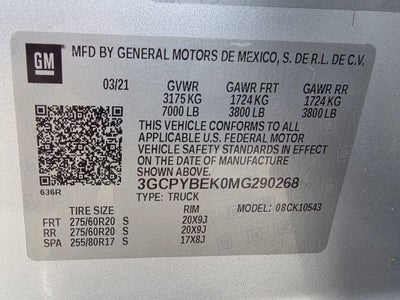 2021 Chevrolet Silverado 1500 Custom