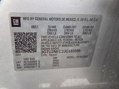 2018 GMC Sierra 1500 SLT