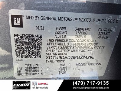 2021 GMC Sierra 1500 SLT
