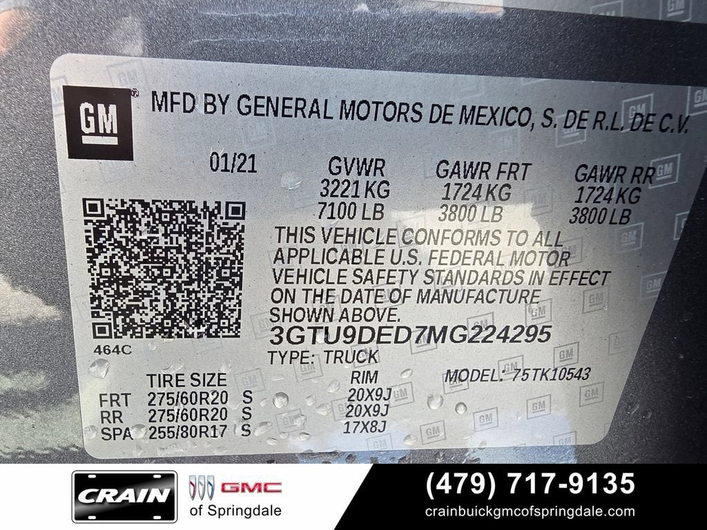 2021 GMC Sierra 1500 SLT