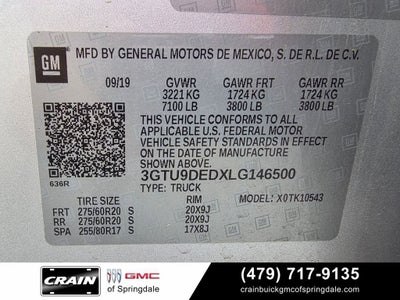 2020 GMC Sierra 1500 SLT