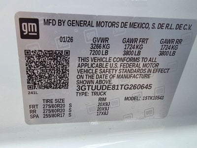 2026 GMC Sierra 1500 SLT