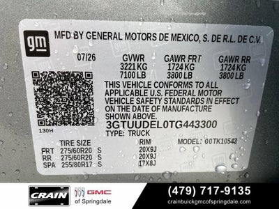 2026 GMC Sierra 1500 SLT
