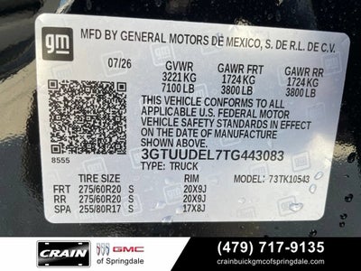 2026 GMC Sierra 1500 SLT