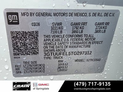 2026 GMC Sierra 1500 AT4X