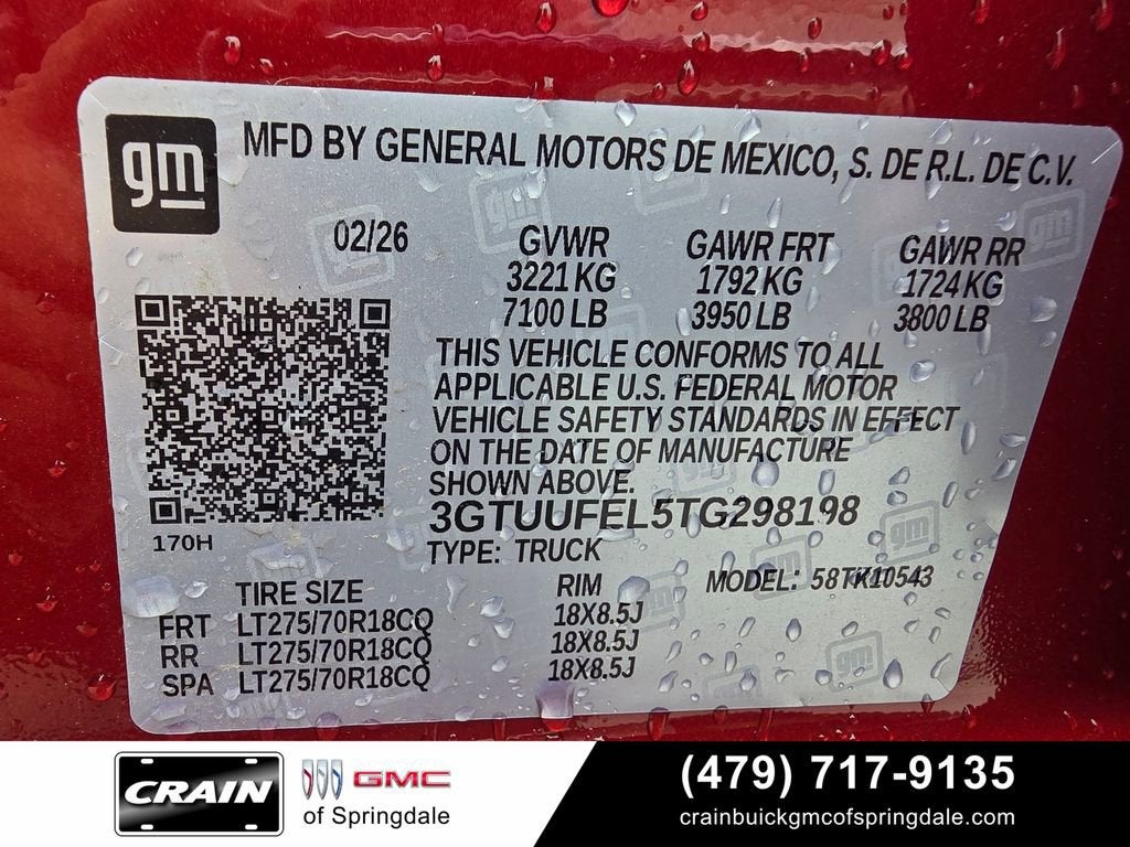 2026 GMC Sierra 1500 AT4X