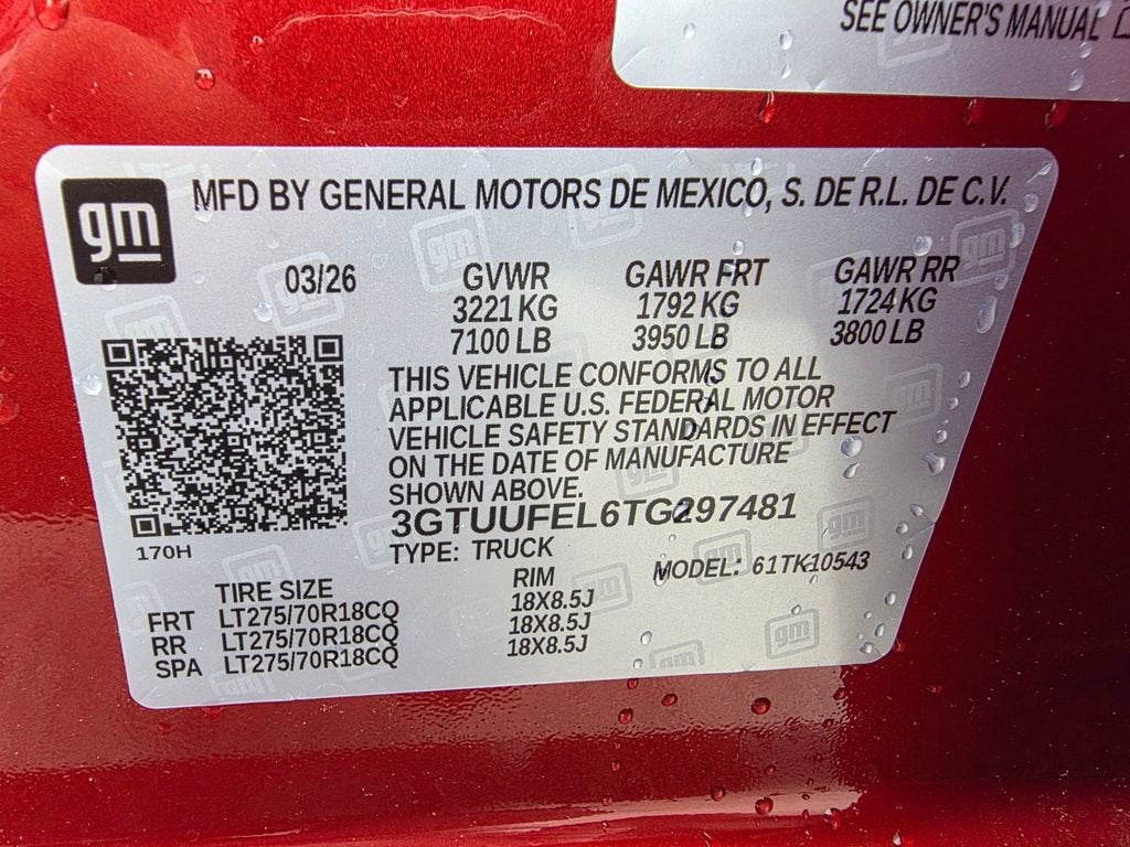 2026 GMC Sierra 1500 AT4X