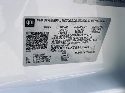 2026 GMC Sierra 1500 AT4X