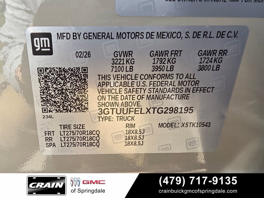 2026 GMC Sierra 1500 AT4X