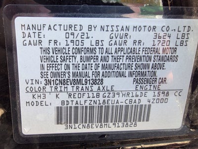 2021 Nissan Versa SV