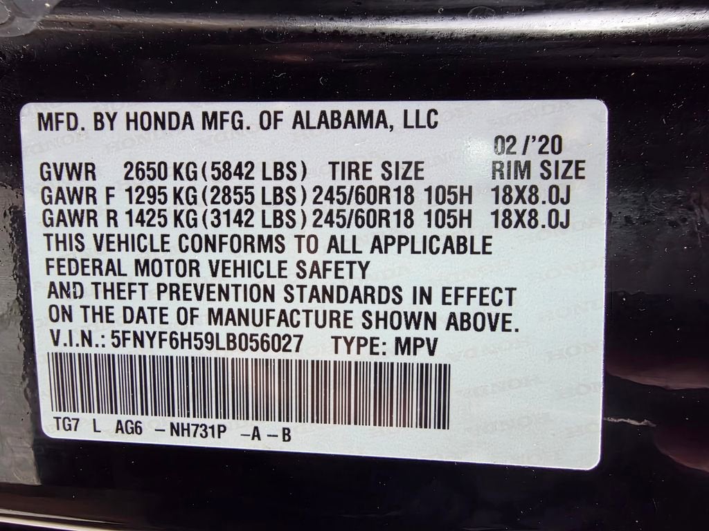 2020 Honda Pilot EX-L