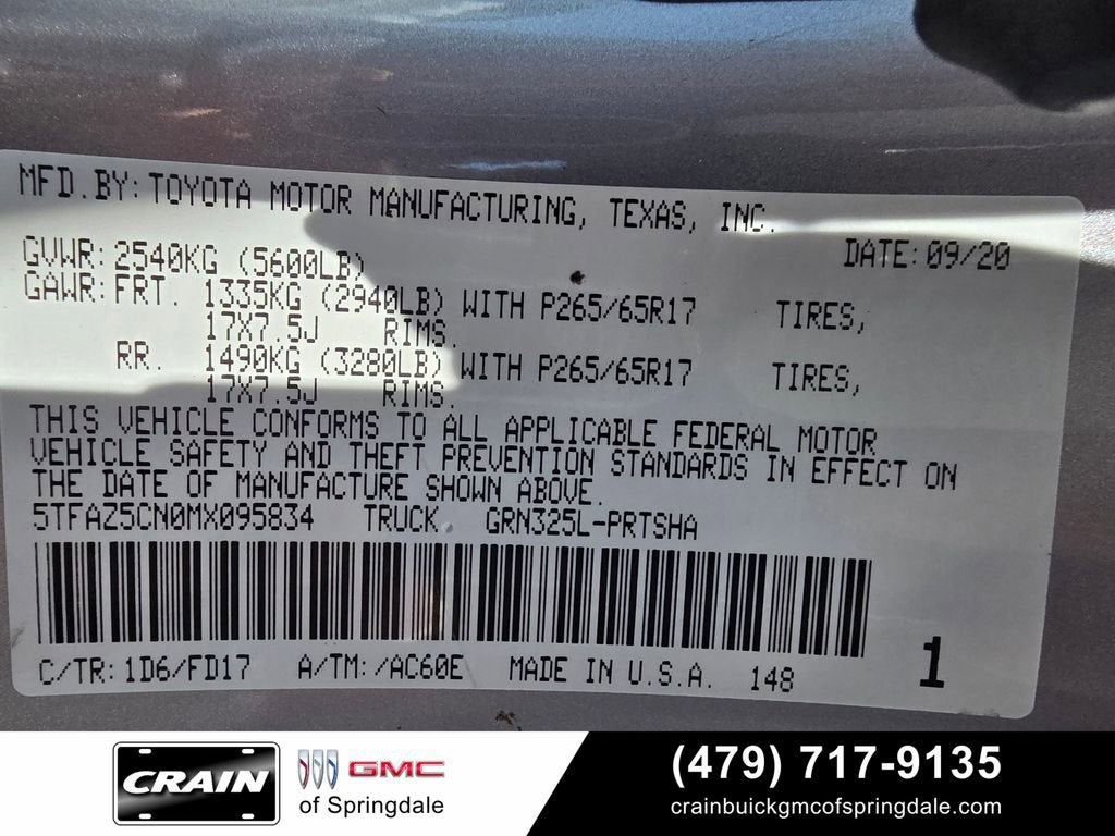 2021 Toyota Tacoma 2WD SR5