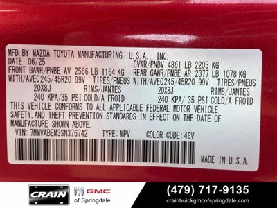 2025 Mazda Mazda CX-50 2.5 S Premium Plus Package