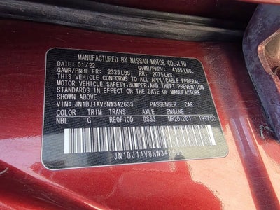 2022 Nissan Rogue Sport S