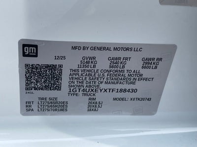 2026 GMC Sierra 2500 HD Denali Ultimate