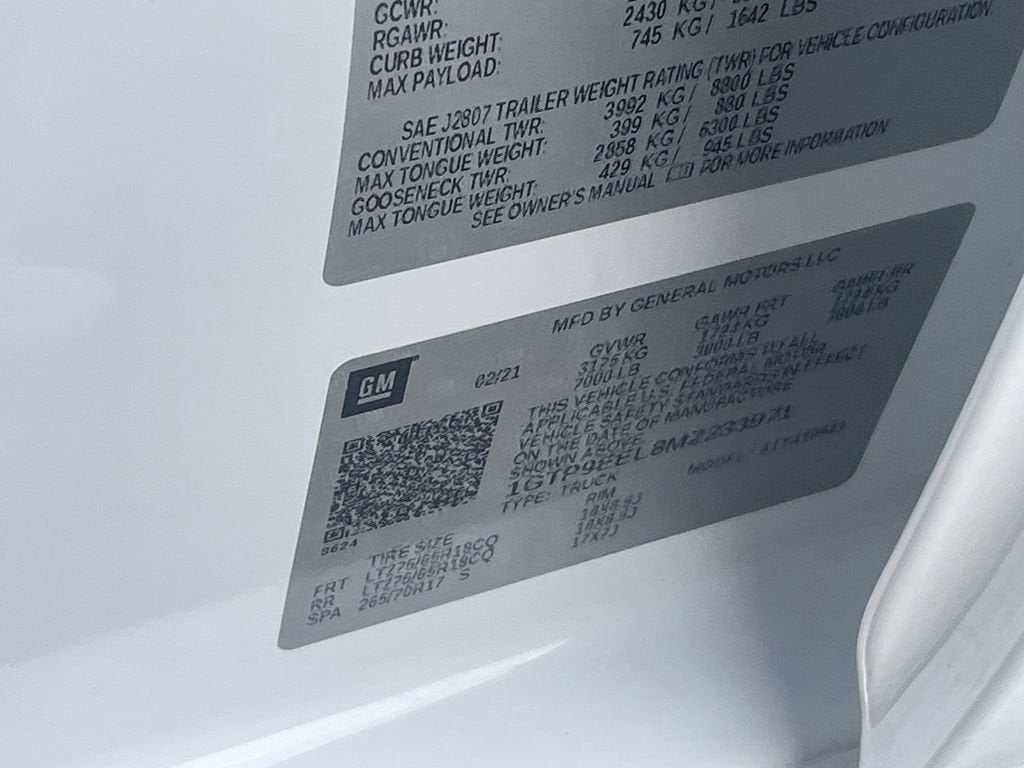 2021 GMC Sierra 1500 AT4