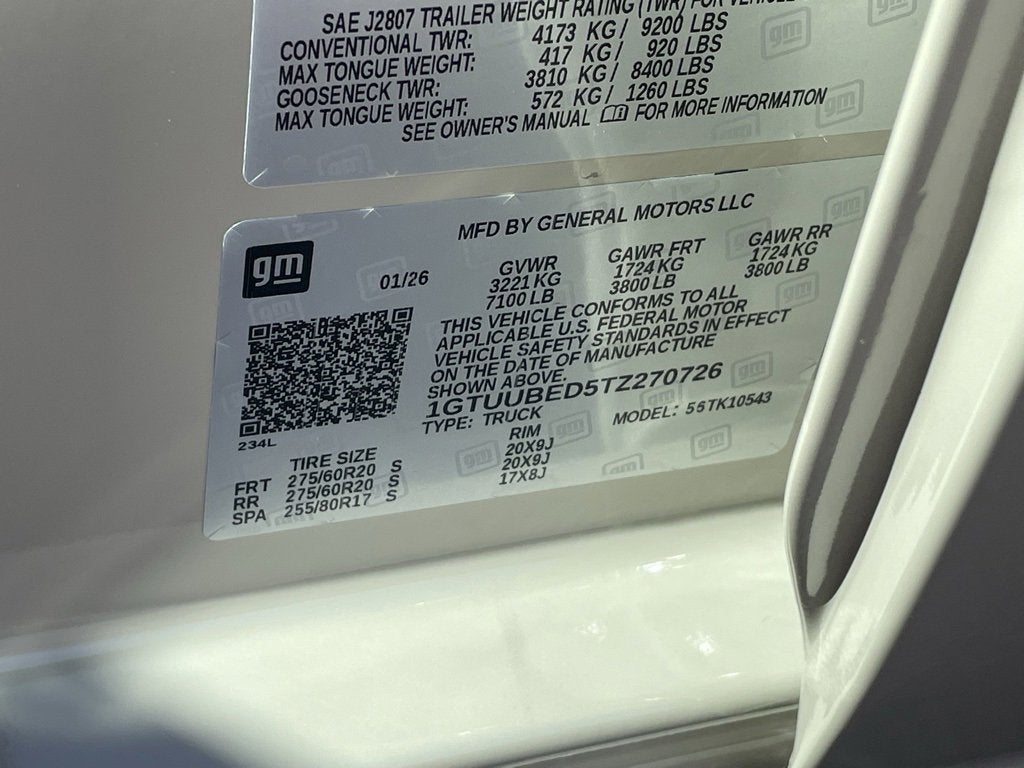 2026 GMC Sierra 1500 SLE