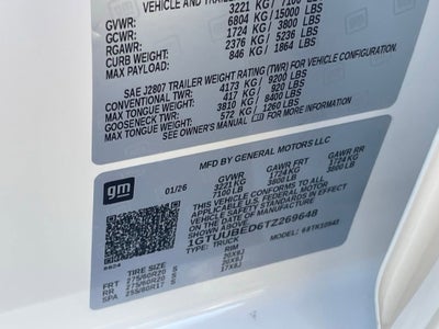 2026 GMC Sierra 1500 SLE