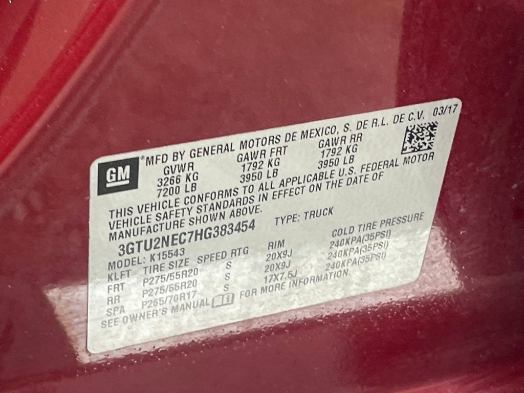 2017 GMC Sierra 1500 SLT