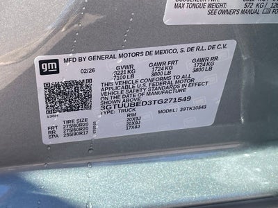 2026 GMC Sierra 1500 SLE