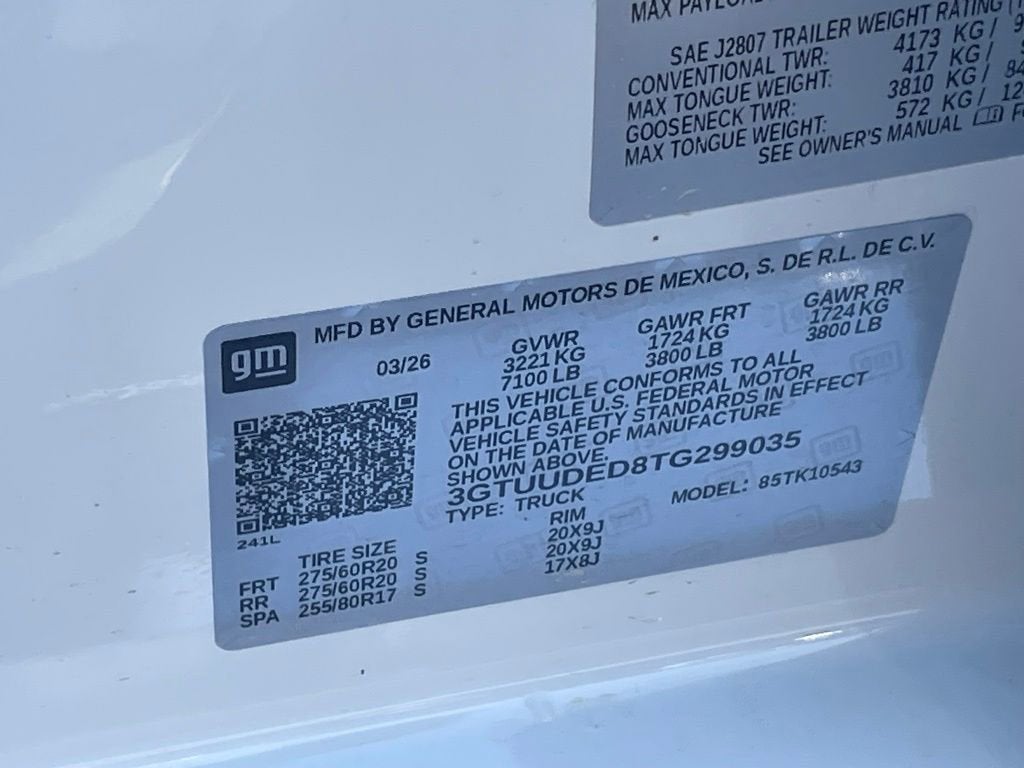 2026 GMC Sierra 1500 SLT